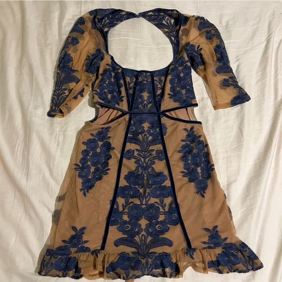 For Love and Lemons Blue Temecula dress - Picture 2 of 7